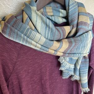 Toad&Co Copper Toned Striped Scarf - NWOT